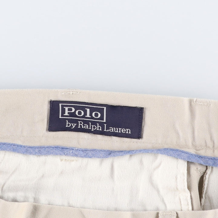 Ralph Lauren POLO by Ralph Lauren CLASSIC FIT 9'' Chino Shorts (Men's size W35 equivalent) cotton Beige type Vintage Second Hand
