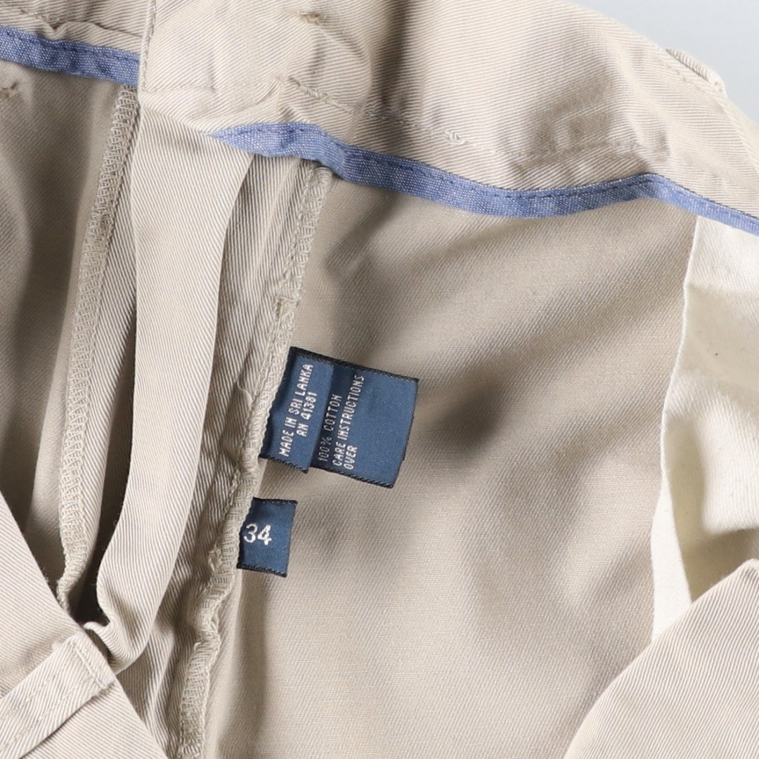 Ralph Lauren POLO by Ralph Lauren CLASSIC FIT 9'' Chino Shorts (Men's size W35 equivalent) cotton Beige type Vintage Second Hand