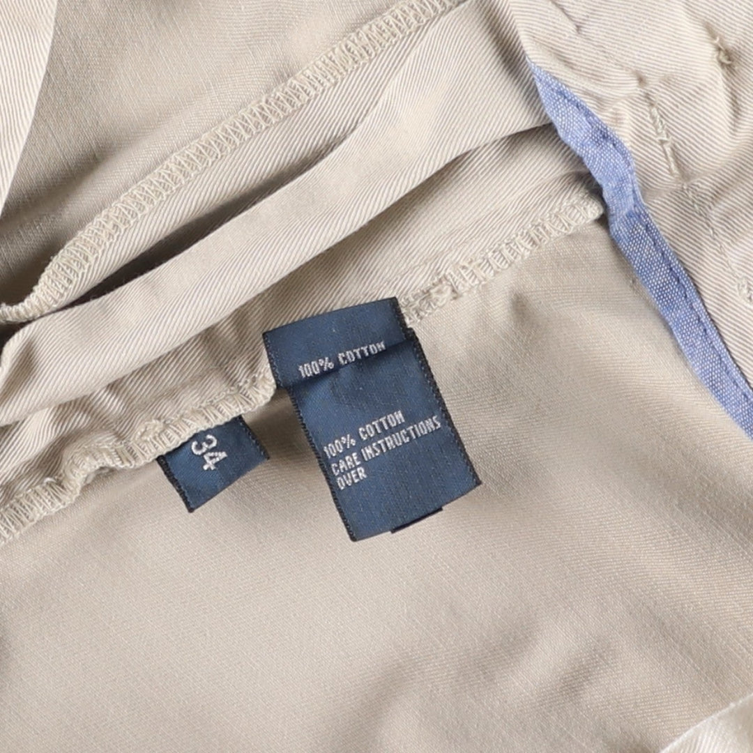 Ralph Lauren POLO by Ralph Lauren CLASSIC FIT 9'' Chino Shorts (Men's size W35 equivalent) cotton Beige type Vintage Second Hand