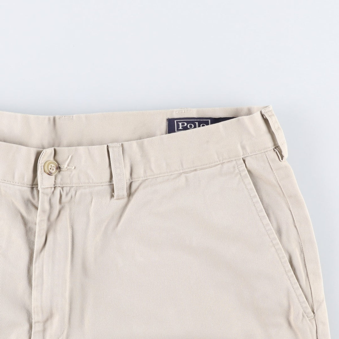 Ralph Lauren POLO by Ralph Lauren CLASSIC FIT 9'' Chino Shorts (Men's size W35 equivalent) cotton Beige type Vintage Second Hand