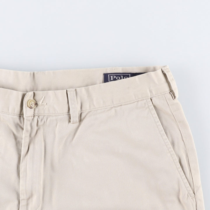 Ralph Lauren POLO by Ralph Lauren CLASSIC FIT 9'' Chino Shorts (Men's size W35 equivalent) cotton Beige type Vintage Second Hand