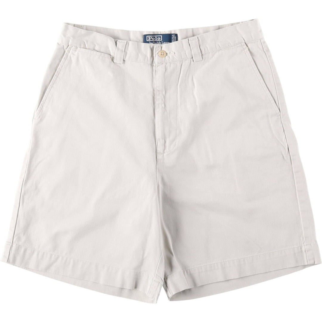 Ralph Lauren POLO by Ralph Lauren PHILIP SHORT Chino shorts Short pants Men's W32 equivalent cotton ivory Vintage Second Hand