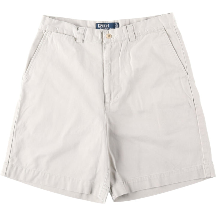 Ralph Lauren POLO by Ralph Lauren PHILIP SHORT Chino shorts Short pants Men's W32 equivalent cotton ivory Vintage Second Hand