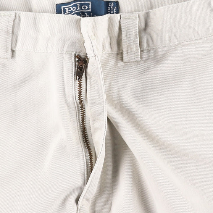 Ralph Lauren POLO by Ralph Lauren PHILIP SHORT Chino shorts Short pants Men's W32 equivalent cotton ivory Vintage Second Hand