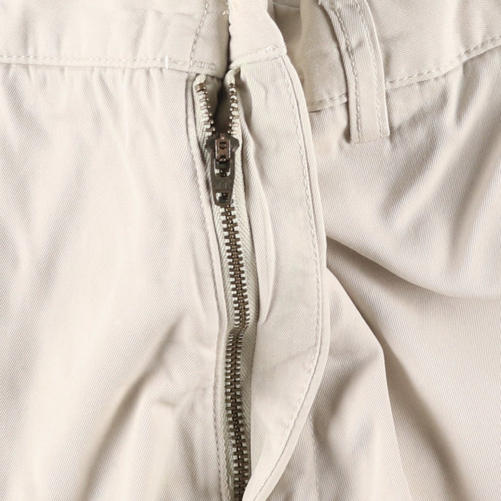 Ralph Lauren POLO by Ralph Lauren Chino Shorts, Men's Size W36 cotton ivory Vintage Second Hand