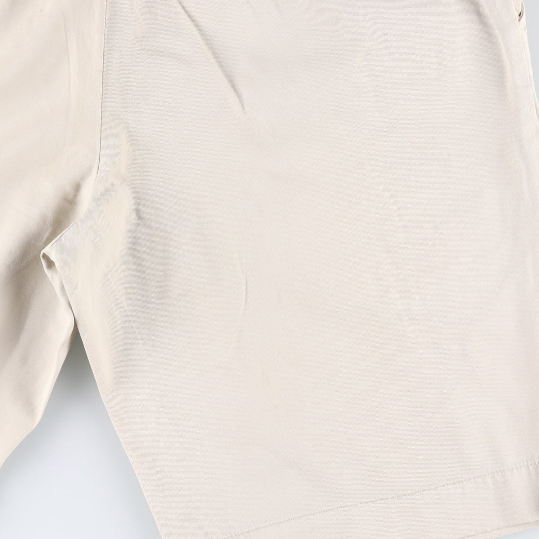 Ralph Lauren POLO by Ralph Lauren Chino Shorts, Men's Size W36 cotton ivory Vintage Second Hand