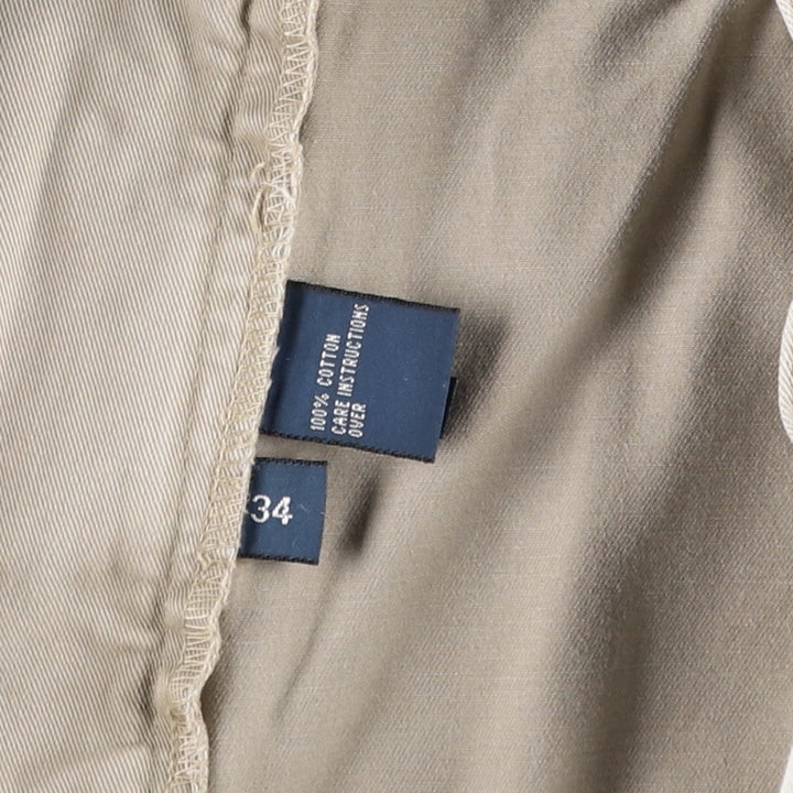 Ralph Lauren POLO by Ralph Lauren TYLER SHORT Two-pleat chino shorts, short pants, men's w35 equivalent cotton beige type brown Vintage Second Hand