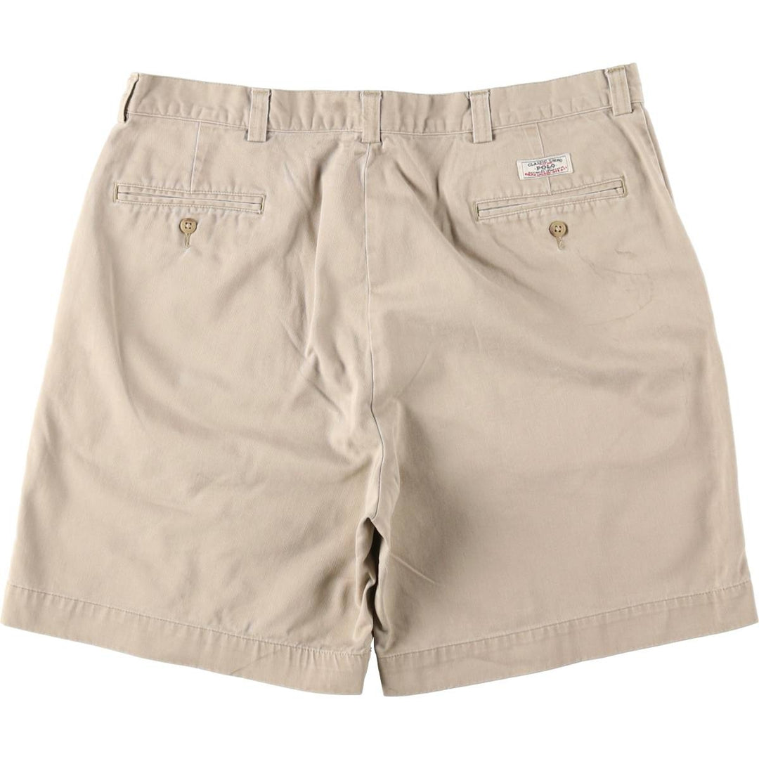 Ralph Lauren POLO by Ralph Lauren PHILIP SHORT Chino Shorts, Men's W37 equivalent. cotton Beige type Vintage Second Hand