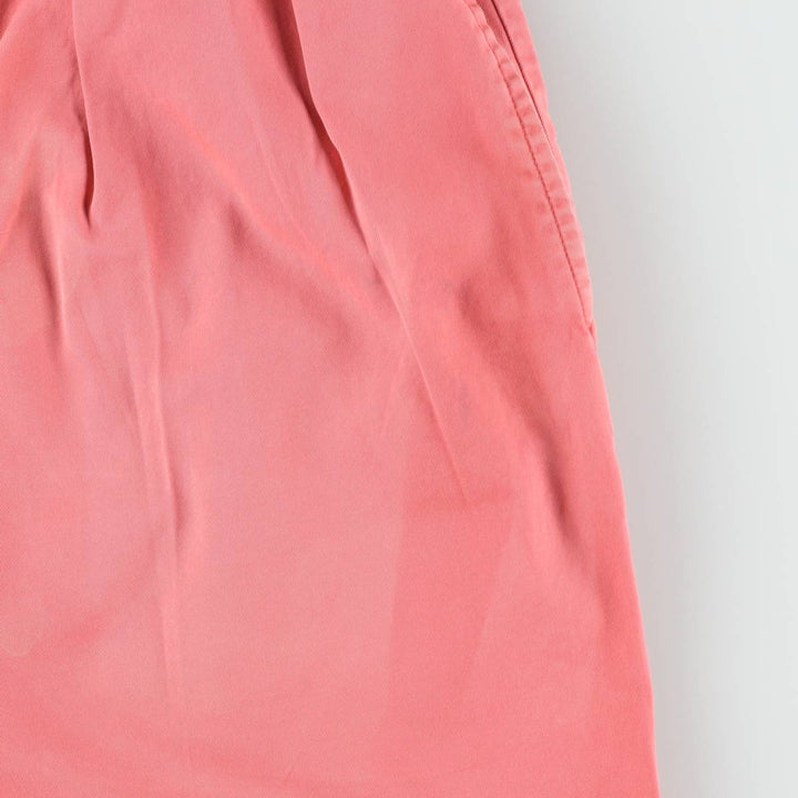 Ralph Lauren POLO by Ralph Lauren TYLER SHORT Two-pleat chino shorts, short pants, men's size W34 cotton red type Vintage Second Hand