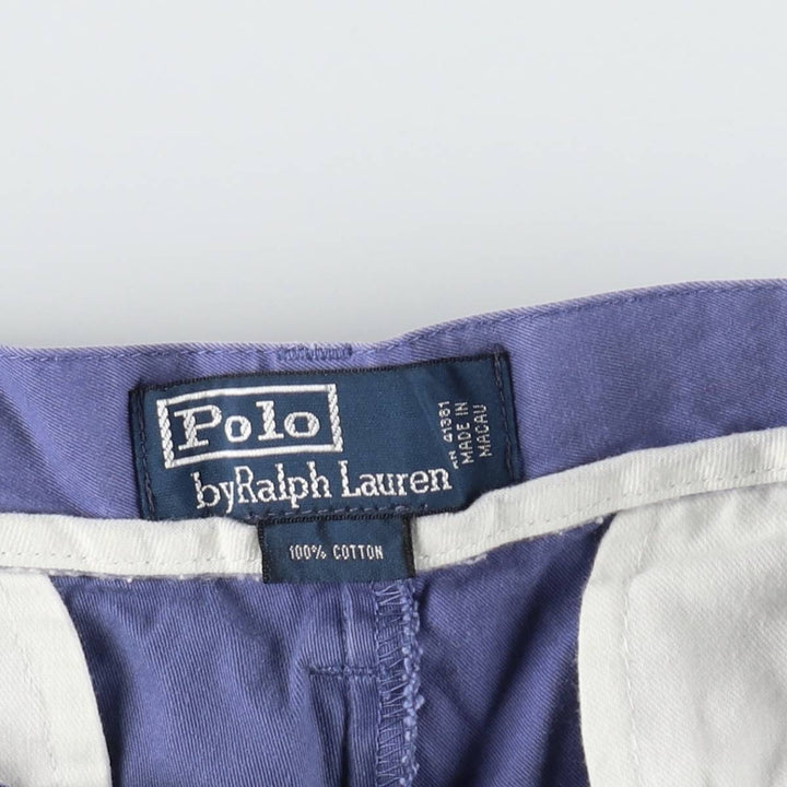 Ralph Lauren POLO by Ralph Lauren Chino Shorts Shorts Men's W35 equivalent cotton blue type Vintage Second Hand