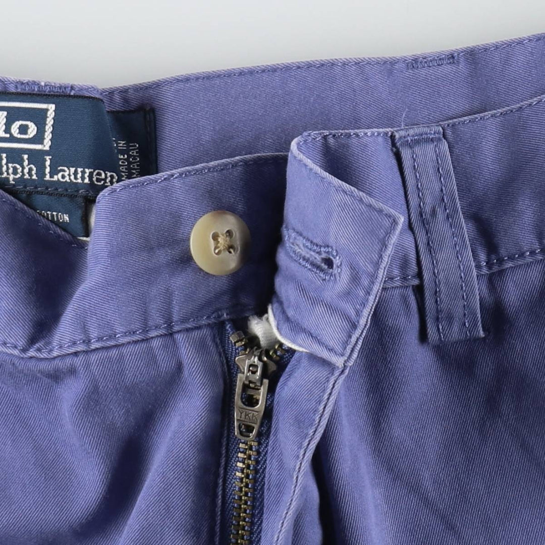 Ralph Lauren POLO by Ralph Lauren Chino Shorts Shorts Men's W35 equivalent cotton blue type Vintage Second Hand