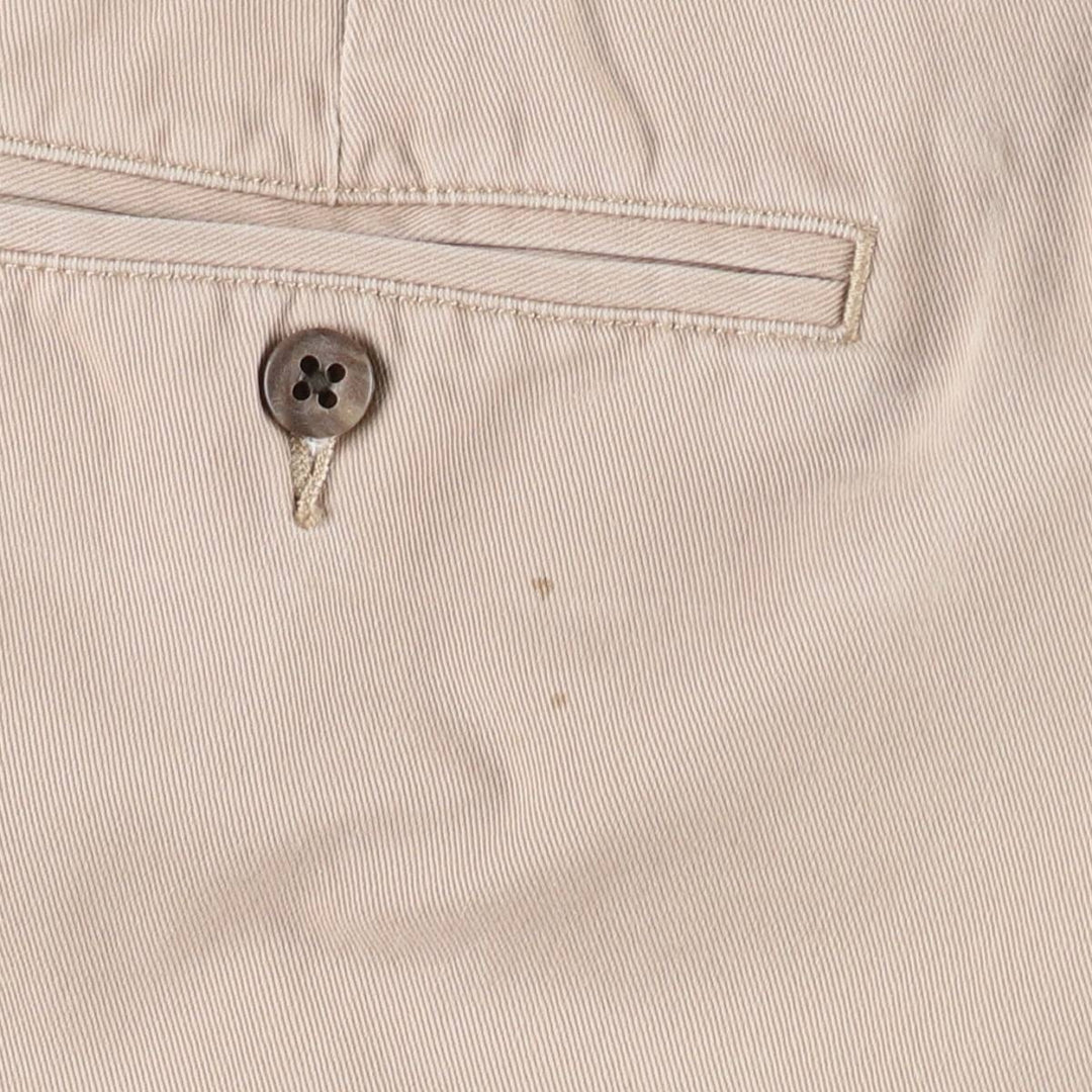 Ralph Lauren POLO by Ralph Lauren ANDREW SHORT Two-pleat chino shorts, short pants, men's size W34 cotton Beige type Vintage Second Hand