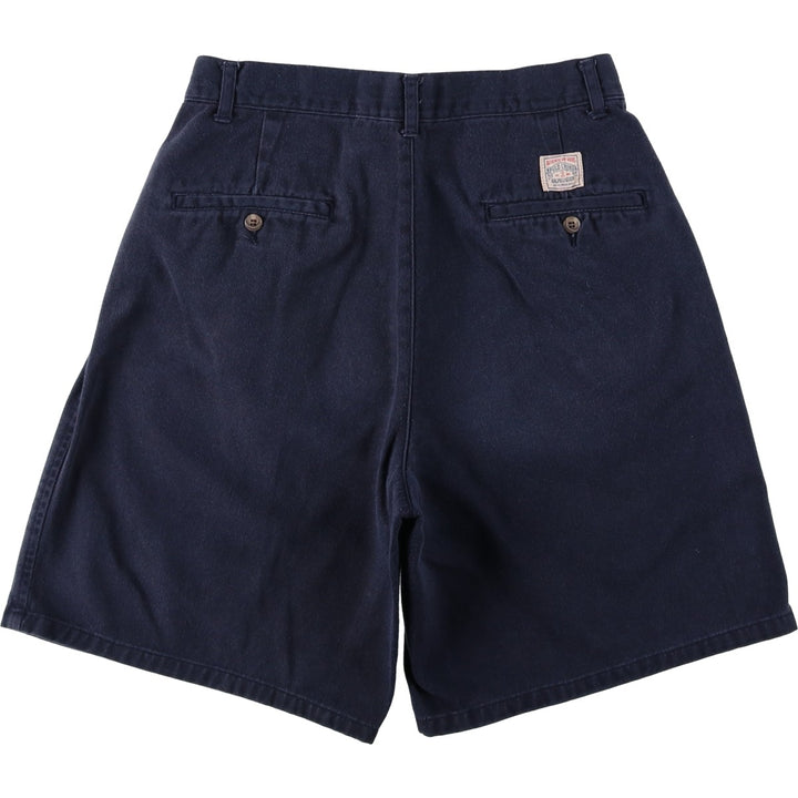 Ralph Lauren POLO by Ralph Lauren Two-pleat Chino Shorts Shorts Men's W29 cotton navy blue type Vintage Second Hand