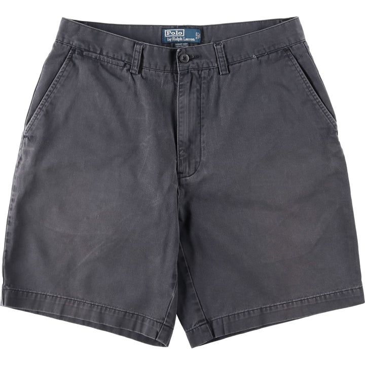 Ralph Lauren POLO by Ralph Lauren PROSPECT SHORT Chino shorts Short pants Men's W33 equivalent cotton navy blue type Vintage Second Hand