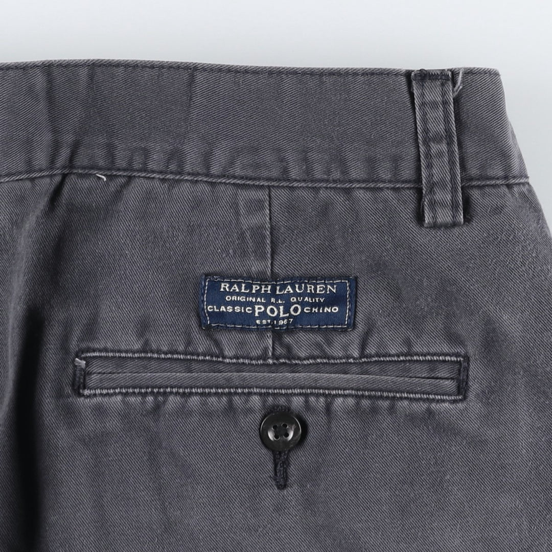 Ralph Lauren POLO by Ralph Lauren PROSPECT SHORT Chino shorts Short pants Men's W33 equivalent cotton navy blue type Vintage Second Hand