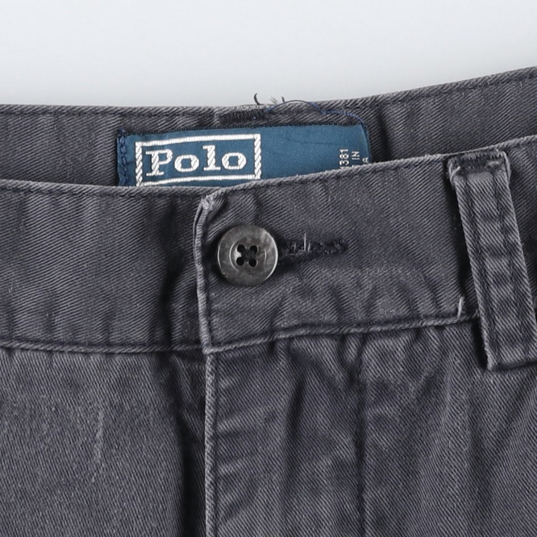 Ralph Lauren POLO by Ralph Lauren PROSPECT SHORT Chino shorts Short pants Men's W33 equivalent cotton navy blue type Vintage Second Hand