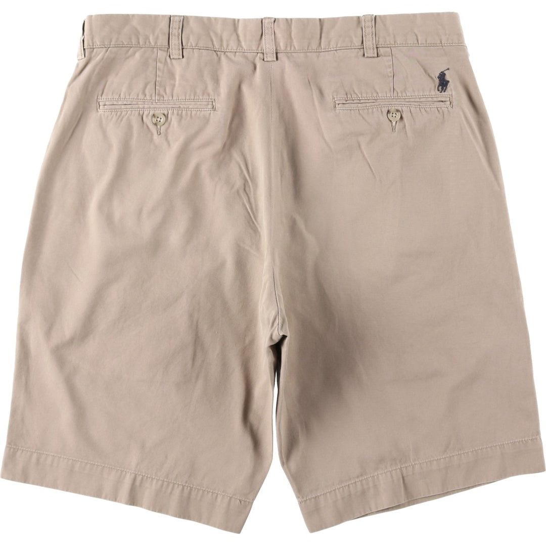 Ralph Lauren POLO by Ralph Lauren Chino Shorts, Men's, Size W35 cotton Beige type Vintage Second Hand