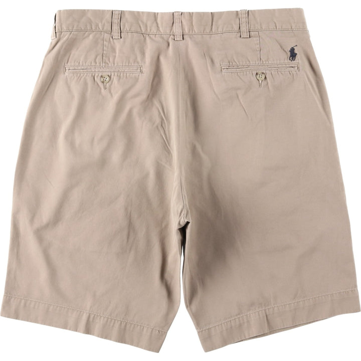 Ralph Lauren POLO by Ralph Lauren Chino Shorts, Men's, Size W35 cotton Beige type Vintage Second Hand