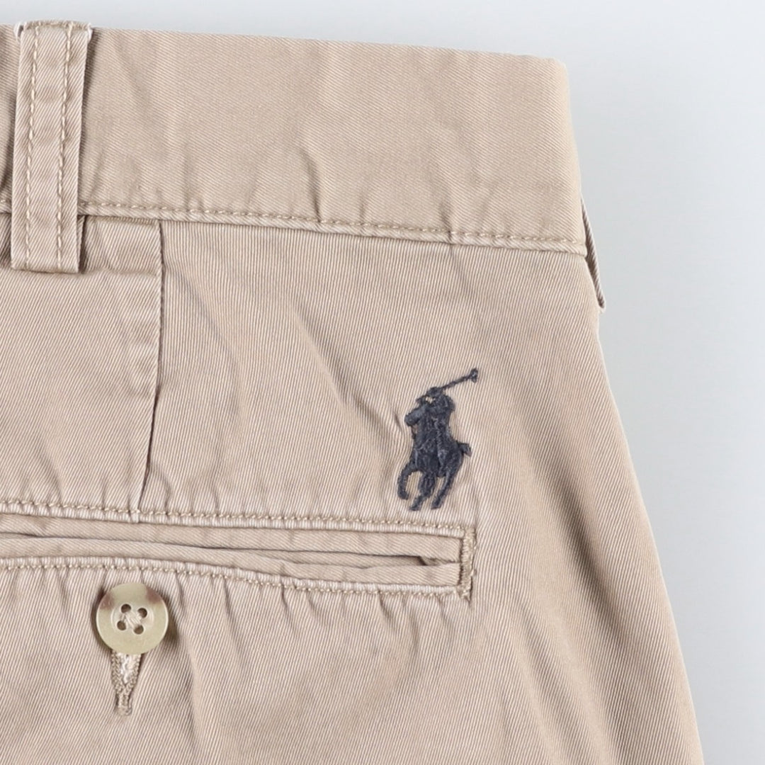 Ralph Lauren POLO by Ralph Lauren Chino Shorts, Men's, Size W35 cotton Beige type Vintage Second Hand