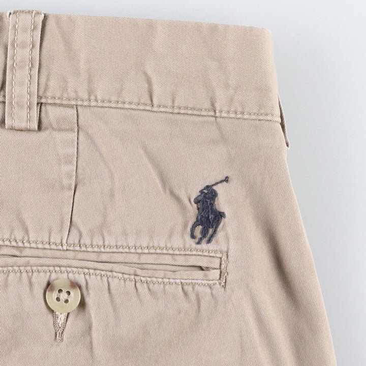 Ralph Lauren POLO by Ralph Lauren Chino Shorts, Men's, Size W35 cotton Beige type Vintage Second Hand