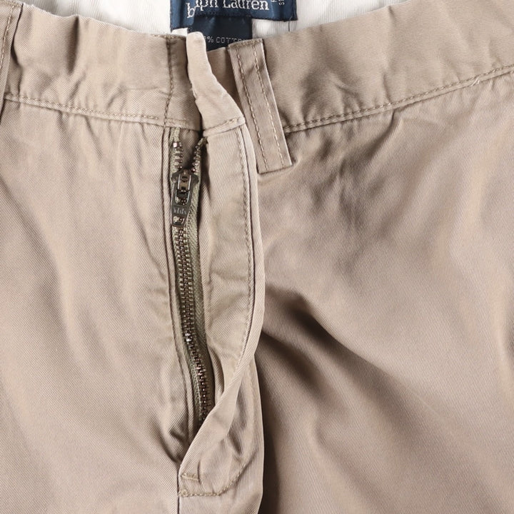 Ralph Lauren POLO by Ralph Lauren Chino Shorts, Men's, Size W35 cotton Beige type Vintage Second Hand