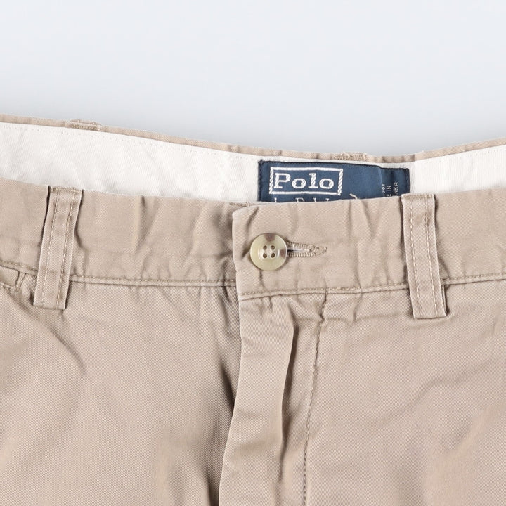 Ralph Lauren POLO by Ralph Lauren Chino Shorts, Men's, Size W35 cotton Beige type Vintage Second Hand
