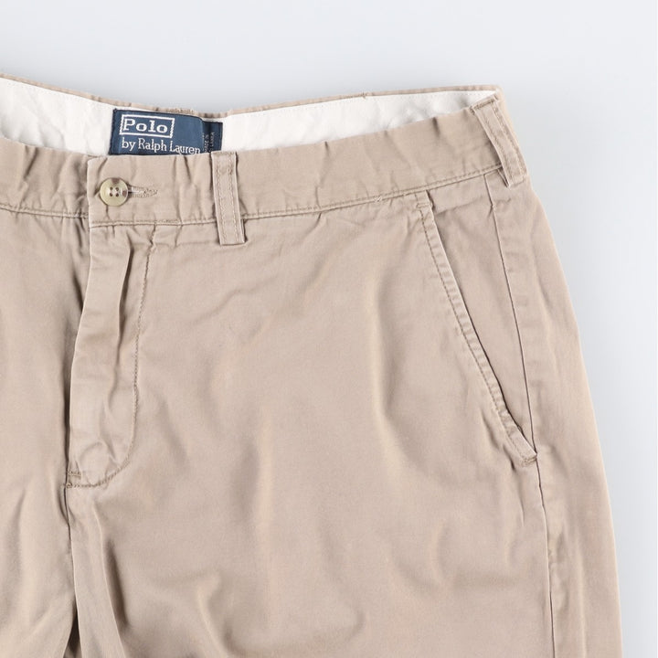 Ralph Lauren POLO by Ralph Lauren Chino Shorts, Men's, Size W35 cotton Beige type Vintage Second Hand