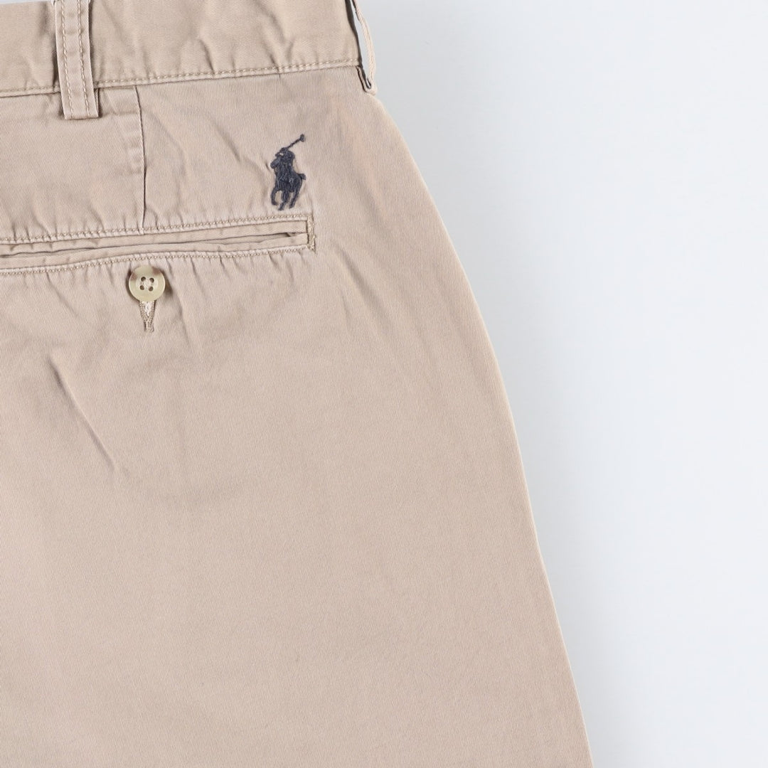 Ralph Lauren POLO by Ralph Lauren Chino Shorts, Men's, Size W35 cotton Beige type Vintage Second Hand