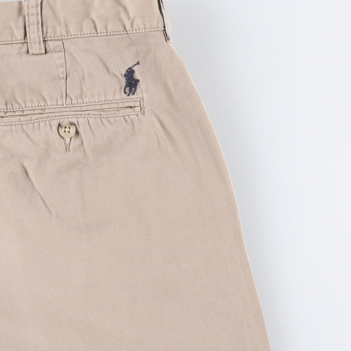 Ralph Lauren POLO by Ralph Lauren Chino Shorts, Men's, Size W35 cotton Beige type Vintage Second Hand