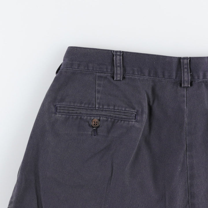 Ralph Lauren POLO by Ralph Lauren TYLER SHORT Two-pleat chino shorts, short pants, men's size W34 cotton navy blue type Vintage Second Hand