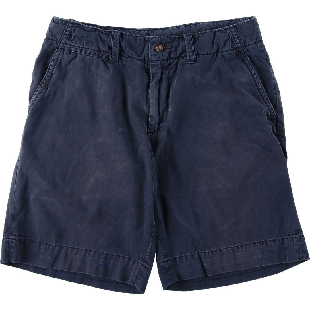 Ralph Lauren POLO by Ralph Lauren Chino Shorts Shorts Men's W34 equivalent cotton navy blue type Vintage Second Hand