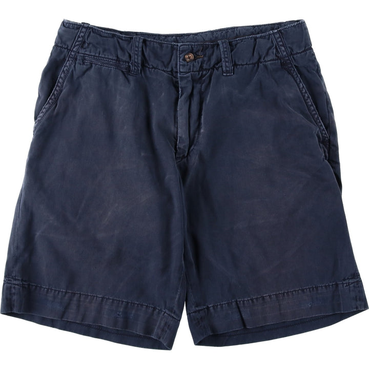 Ralph Lauren POLO by Ralph Lauren Chino Shorts Shorts Men's W34 equivalent cotton navy blue type Vintage Second Hand