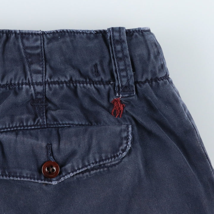 Ralph Lauren POLO by Ralph Lauren Chino Shorts Shorts Men's W34 equivalent cotton navy blue type Vintage Second Hand