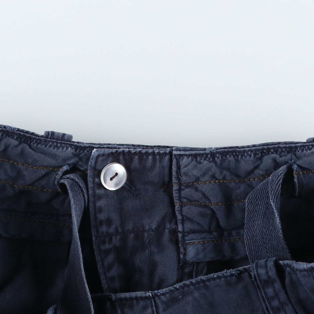 Ralph Lauren POLO by Ralph Lauren Chino Shorts Shorts Men's W34 equivalent cotton navy blue type Vintage Second Hand