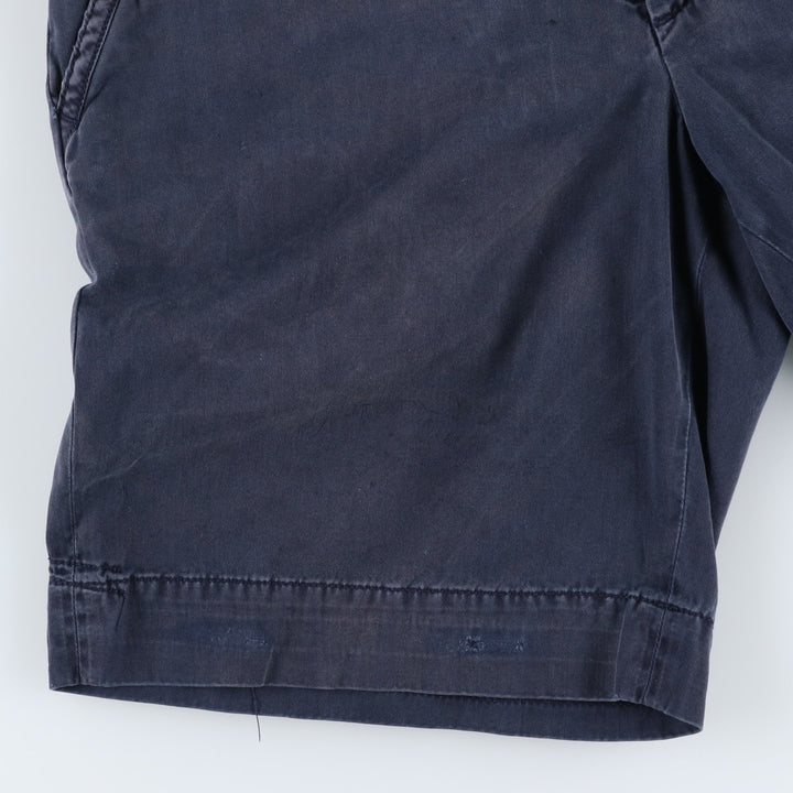 Ralph Lauren POLO by Ralph Lauren Chino Shorts Shorts Men's W34 equivalent cotton navy blue type Vintage Second Hand