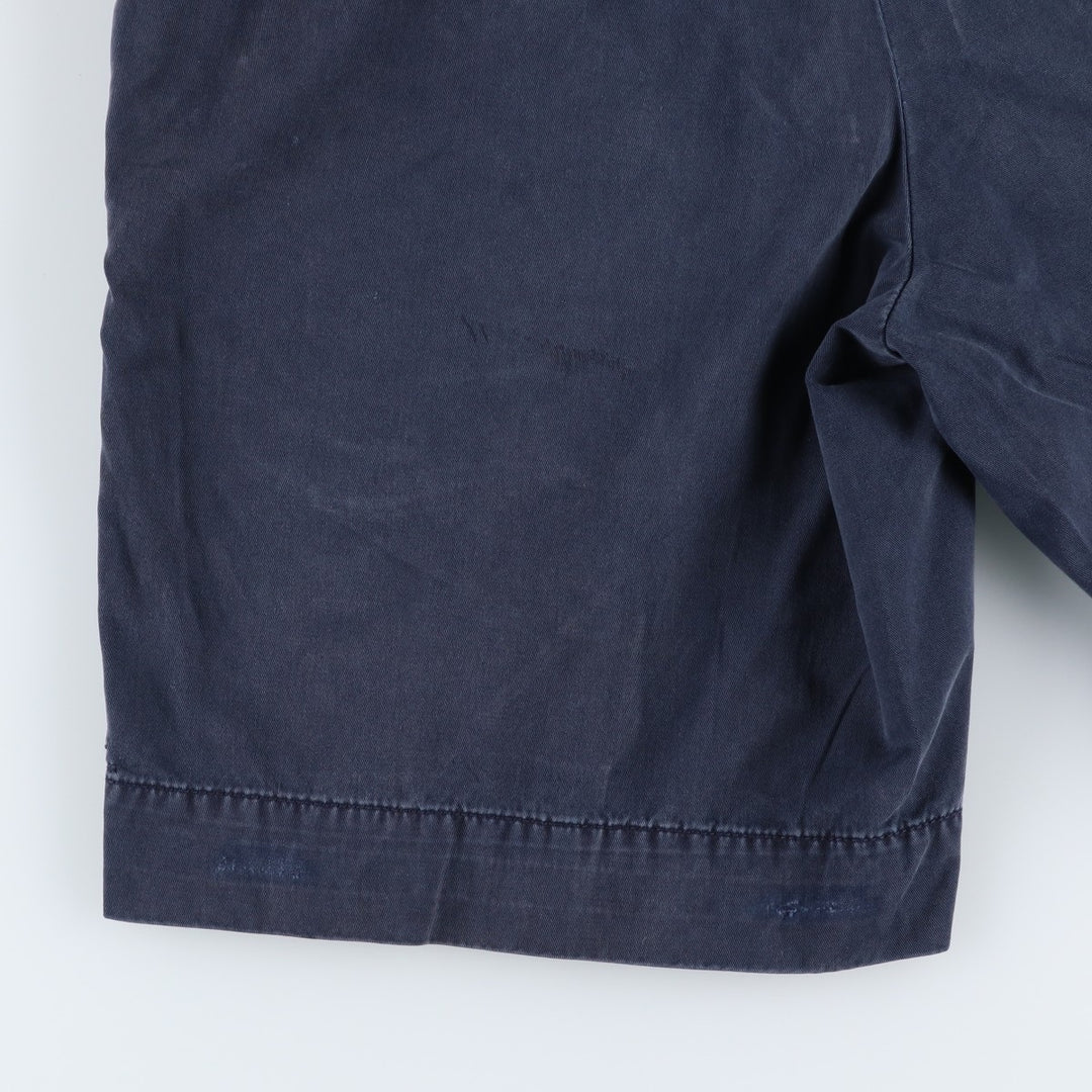 Ralph Lauren POLO by Ralph Lauren Chino Shorts Shorts Men's W34 equivalent cotton navy blue type Vintage Second Hand