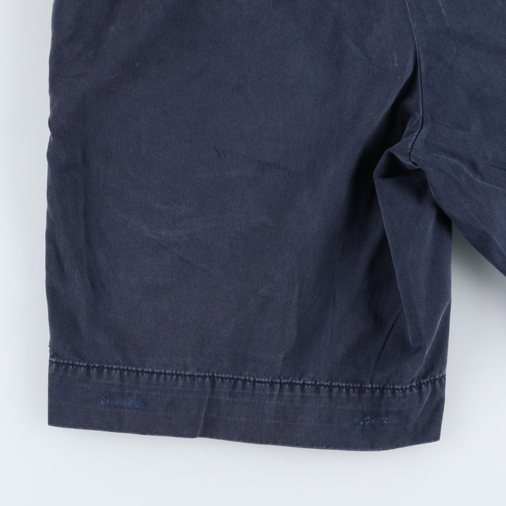 Ralph Lauren POLO by Ralph Lauren Chino Shorts Shorts Men's W34 equivalent cotton navy blue type Vintage Second Hand