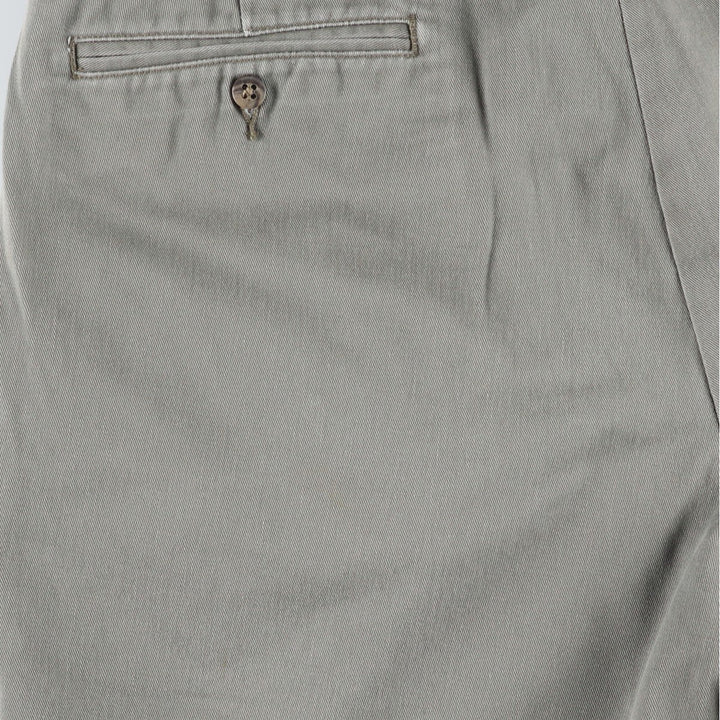 Ralph Lauren Polo Ralph Lauren ANDREW SHORT Two-Pleat Chino Shorts Men's W33 (approx.) cotton gray type Vintage Second Hand