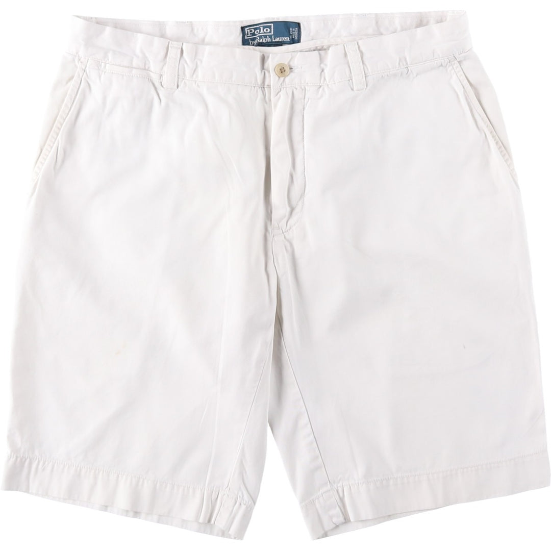Ralph Lauren POLO by Ralph Lauren Chino Shorts, Men's, Size W35 cotton white type Vintage Second Hand