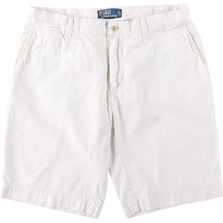 Ralph Lauren POLO by Ralph Lauren Chino Shorts, Men's, Size W35 cotton white type Vintage Second Hand
