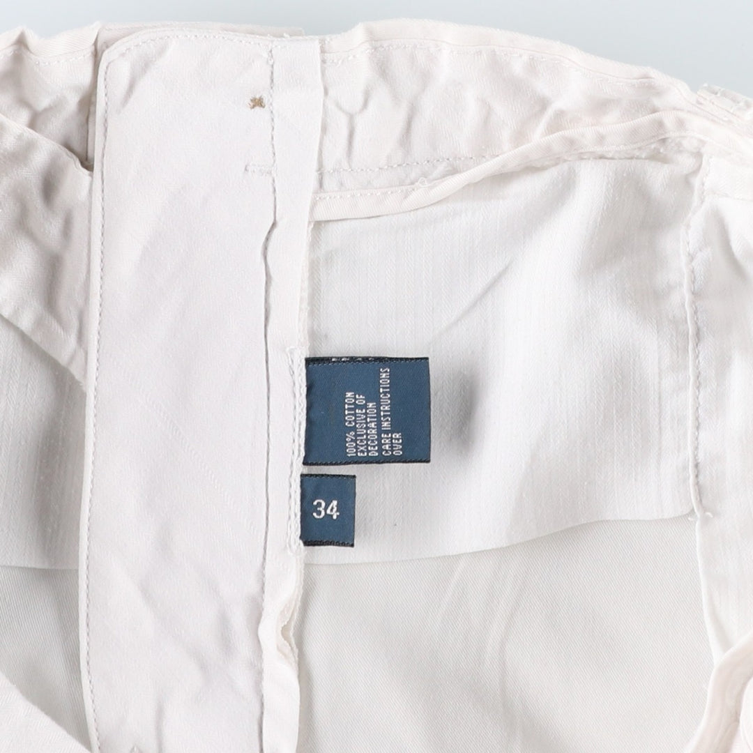 Ralph Lauren POLO by Ralph Lauren Chino Shorts, Men's, Size W35 cotton white type Vintage Second Hand