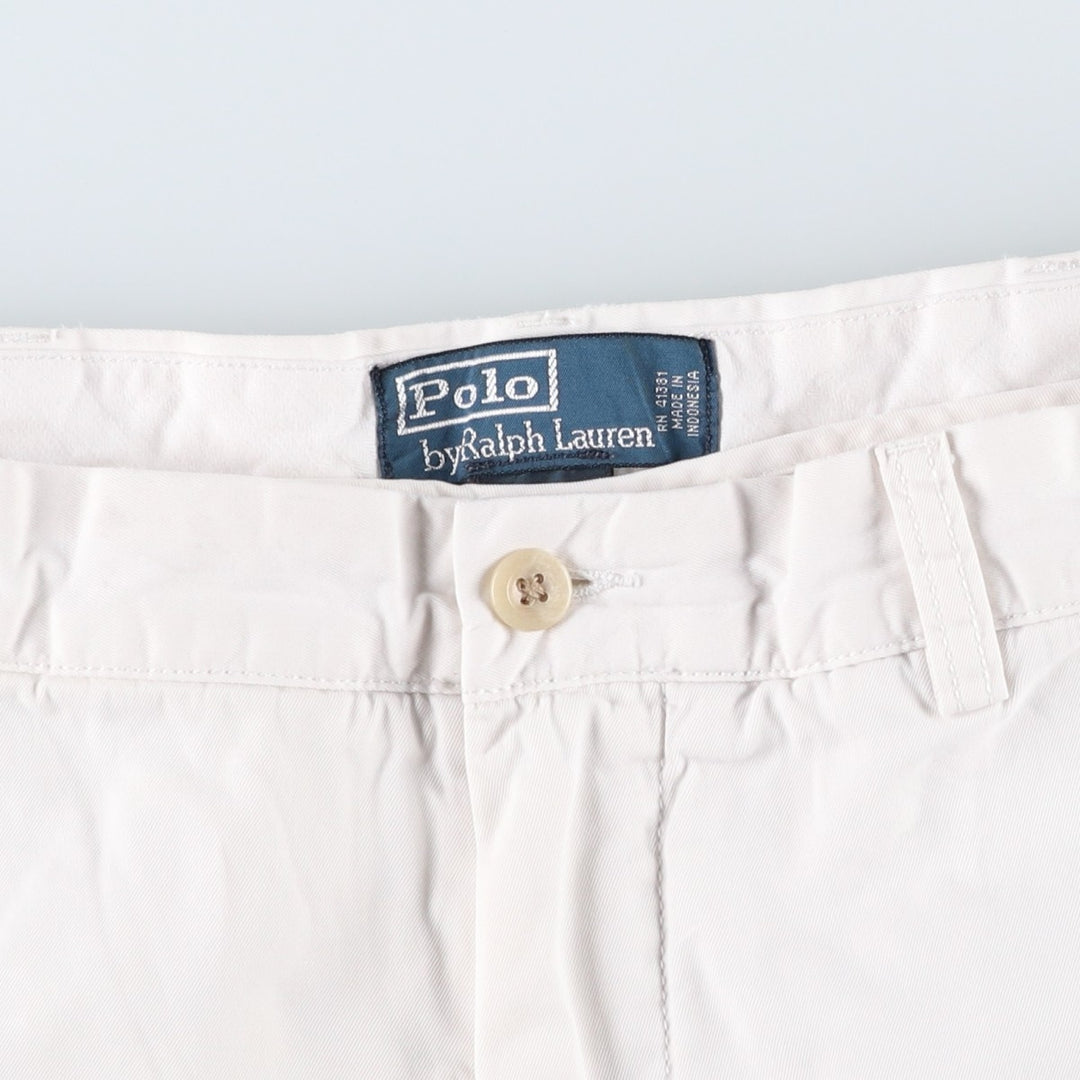 Ralph Lauren POLO by Ralph Lauren Chino Shorts, Men's, Size W35 cotton white type Vintage Second Hand