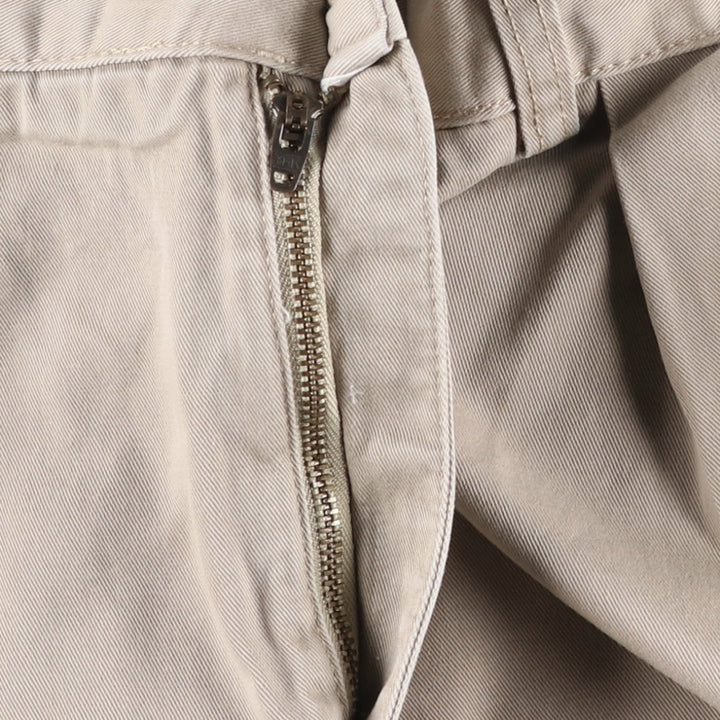 Ralph Lauren Polo by Ralph Lauren ANDREW SHORT Two-Pleat Chino Shorts, Men's Size W35 (approx.) cotton Beige type Vintage Second Hand