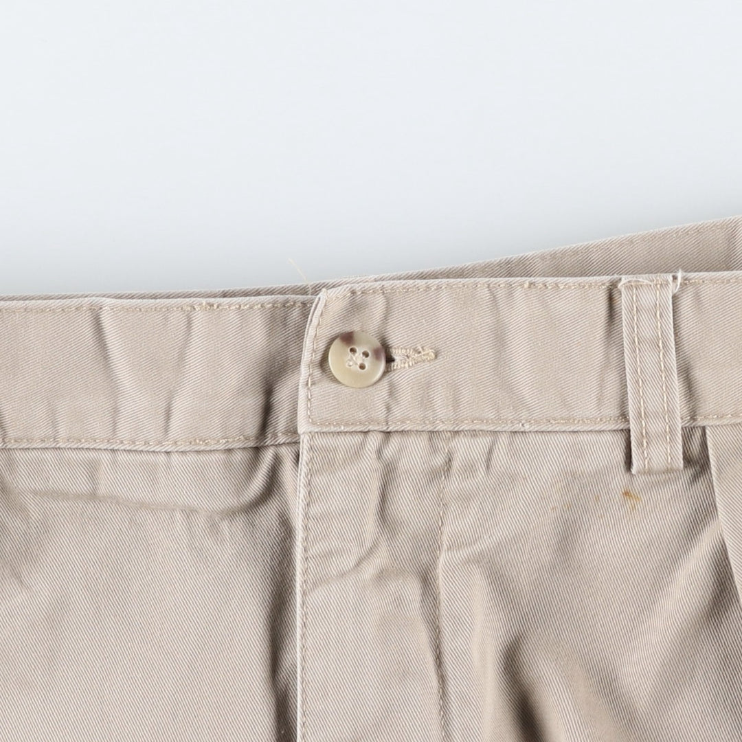 Ralph Lauren Polo by Ralph Lauren ANDREW SHORT Two-Pleat Chino Shorts, Men's Size W35 (approx.) cotton Beige type Vintage Second Hand