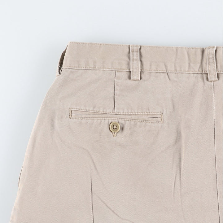 Ralph Lauren Polo by Ralph Lauren ANDREW SHORT Two-Pleat Chino Shorts, Men's Size W35 (approx.) cotton Beige type Vintage Second Hand