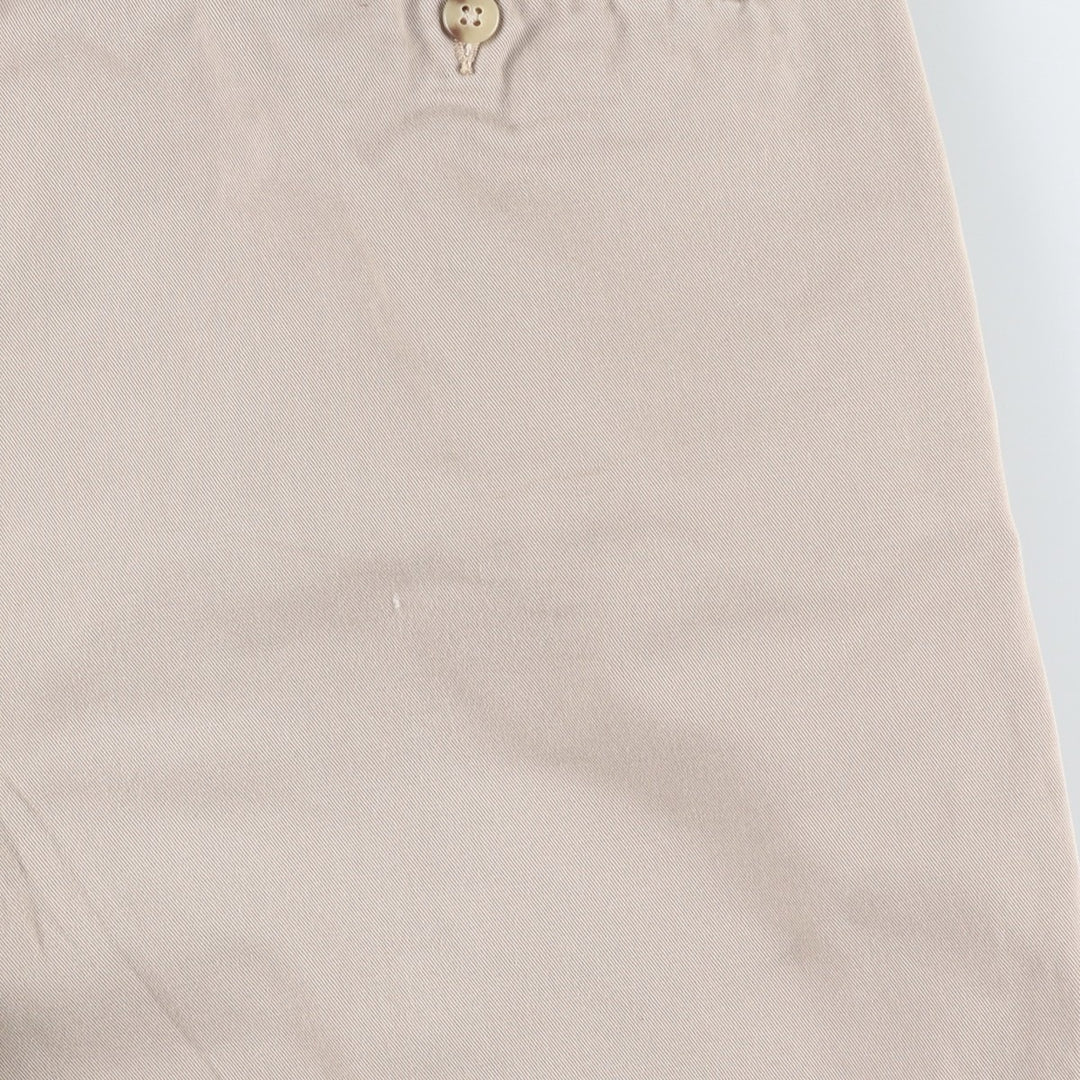 Ralph Lauren Polo by Ralph Lauren ANDREW SHORT Two-Pleat Chino Shorts, Men's Size W35 (approx.) cotton Beige type Vintage Second Hand