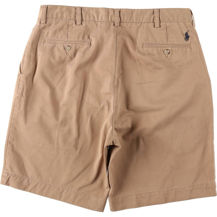 Ralph Lauren POLO by Ralph Lauren PROSPECT PANT Chino Shorts, Men's Size W34 (approx.) cotton beige type brown Vintage Second Hand