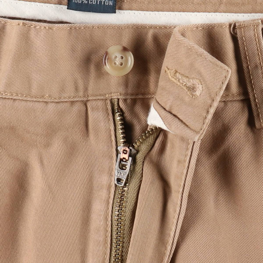 Ralph Lauren POLO by Ralph Lauren PROSPECT PANT Chino Shorts, Men's Size W34 (approx.) cotton beige type brown Vintage Second Hand