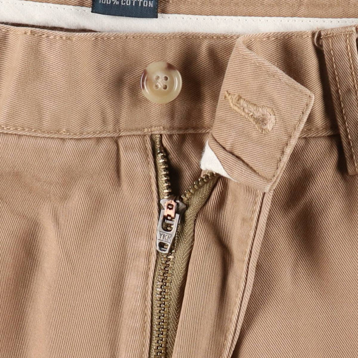 Ralph Lauren POLO by Ralph Lauren PROSPECT PANT Chino Shorts, Men's Size W34 (approx.) cotton beige type brown Vintage Second Hand