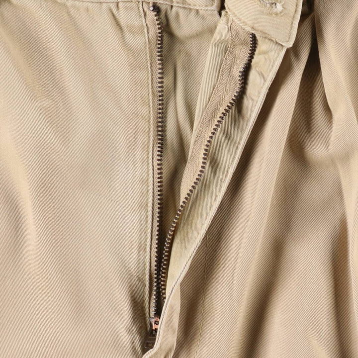 Ralph Lauren POLO by Ralph Lauren TYLER SHORT Two-pleat chino shorts, short pants, men's size W34 cotton Beige type Vintage Second Hand